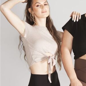 SOLD OUT Popflex Active Workout Cropped Tie Top